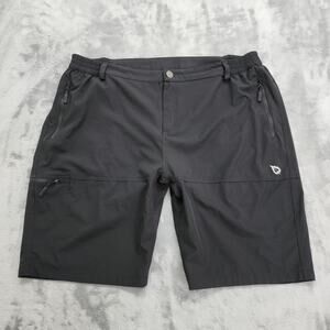 BALEAF Shorts Mens XXL Black Laureate Multi-Pocket‎ Training Stretch Athletic